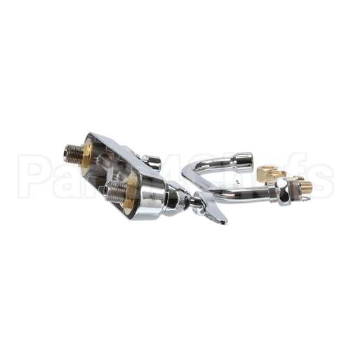 B-1120 T&S Brass Workboard Faucet, Deck Mount, 8 Centers,