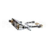 B-1120 T&S Brass Workboard Faucet, Deck Mount, 8 Centers,