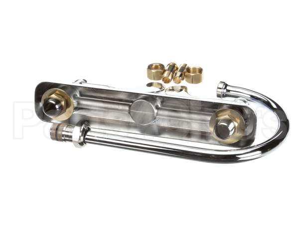 B-1142-04 T&S Brass 8C/C Deck Mount Workboard Faucet,4Wrist