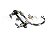 B-1142 T&S Brass Workboard Faucet, Deck Mount, 8 Centers,