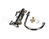 B-1142 T&S Brass Workboard Faucet, Deck Mount, 8 Centers,