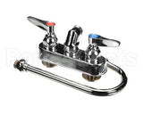 B-1146-02A T&S Brass Workboard Faucet, 4 Wall Mount, 017907-4