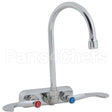 B-1146-04 Compatible TS Brass Faucet, 4"Wall, 10"Gsnk, Leadfree