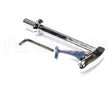 B-1210 T&S Brass Glass Filler, 8 Deck Mount Pedestal, 1/2