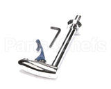 B-1210 T&S Brass Glass Filler, 8 Deck Mount Pedestal, 1/2