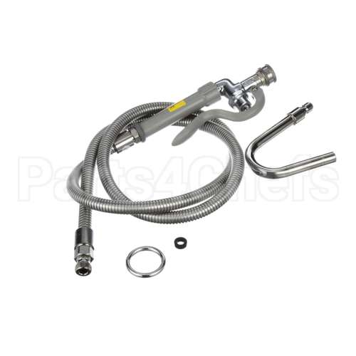 B-1413 T&S Brass Pot & Kettle Filler, Quick-Connect Hook