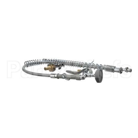 B-2285 T&S Brass Pre-Rinse, Spring Action, Deck Mount, Si