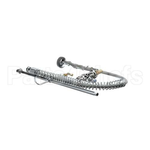 B-2285 T&S Brass Pre-Rinse, Spring Action, Deck Mount, Si