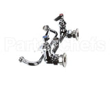 B-2342 T&S Brass Double Pantry Faucet, Wall Mount, 8 Cent