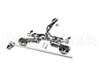 B-2345 T&S Brass Service Sink Faucet, Polished Chrome Fin