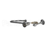 B-2456-W T&S Brass Wall Mount Elbow, 123X Rigid Gooseneck,