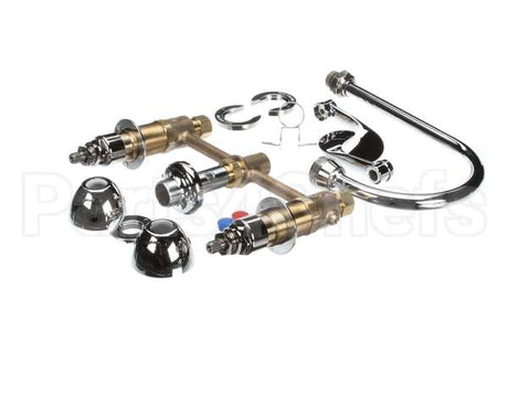 B-2866-04-QT T&S Brass Concealed Widespread Faucet 8 Centers