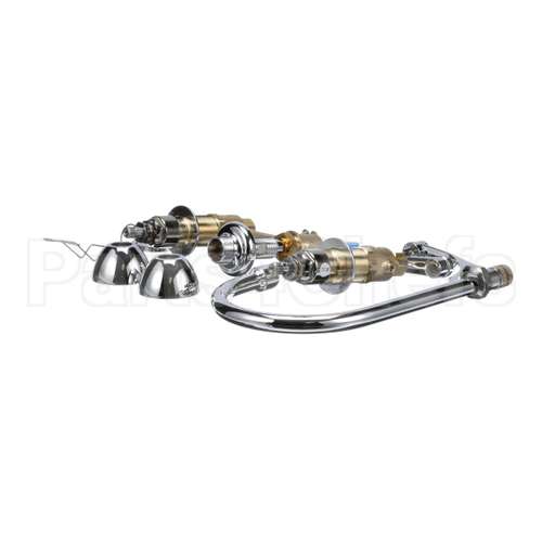 B-2866-05 T&S Brass Medical Faucet, 8 Centers, Swivel/Rigid