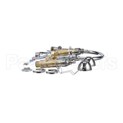 B-2866-05 T&S Brass Medical Faucet, 8 Centers, Swivel/Rigid