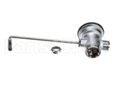 B-3942 T&S Brass Waste Drain Valve, Twist Handle, 3 X 2