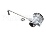 B-3942 T&S Brass Waste Drain Valve, Twist Handle, 3 X 2