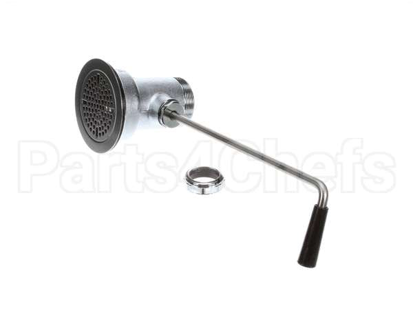 B-3942 T&S Brass Waste Drain Valve, Twist Handle, 3 X 2