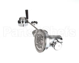 B-3950-SB T&S Brass Waste Drain Valve, Twist Handle, 3-1/2 X