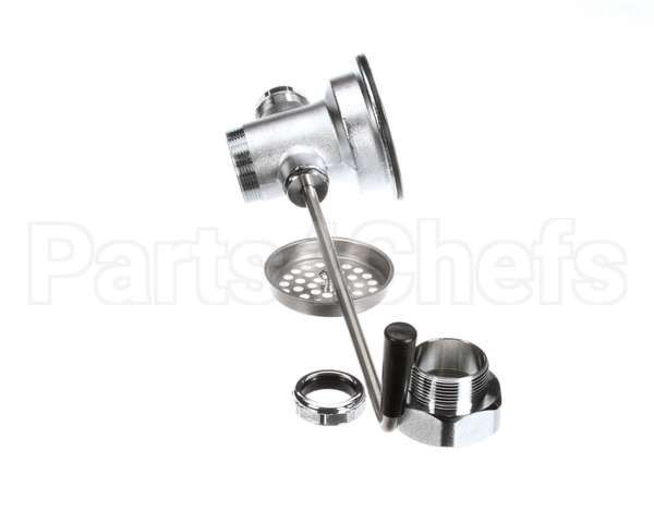 B-3950-SB T&S Brass Waste Drain Valve, Twist Handle, 3-1/2 X