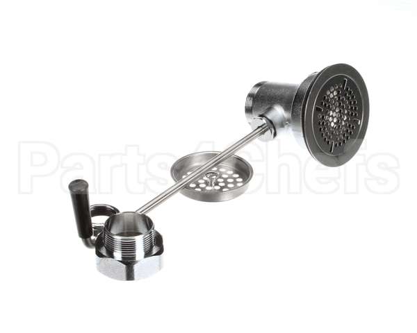 B-3950-SB T&S Brass Waste Drain Valve, Twist Handle, 3-1/2 X