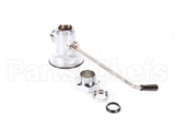 B-3950 T&S Brass Waste Drain Valve, Twist Handle, 3-1/2"