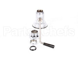B-3950 T&S Brass Waste Drain Valve, Twist Handle, 3-1/2"
