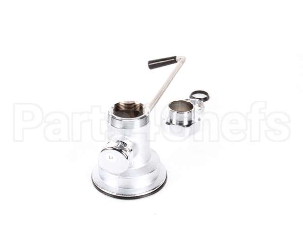 B-3950 T&S Brass Waste Drain Valve, Twist Handle, 3-1/2"