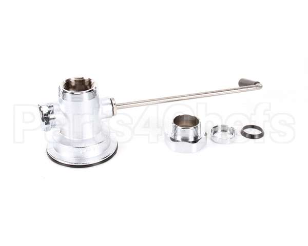 B-3950 T&S Brass Waste Drain Valve, Twist Handle, 3-1/2"