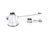 B-3950 T&S Brass Waste Drain Valve, Twist Handle, 3-1/2"
