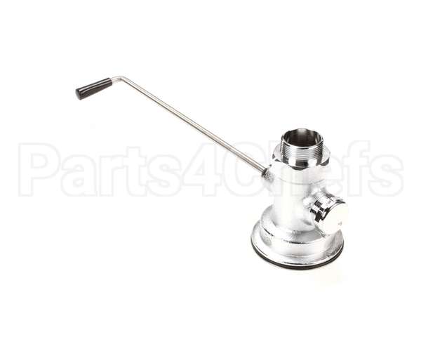 B-3950-XL T&S Brass Waste Drain Valve, Long Twist Handle, 3-