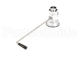 B-3950-XL T&S Brass Waste Drain Valve, Long Twist Handle, 3-
