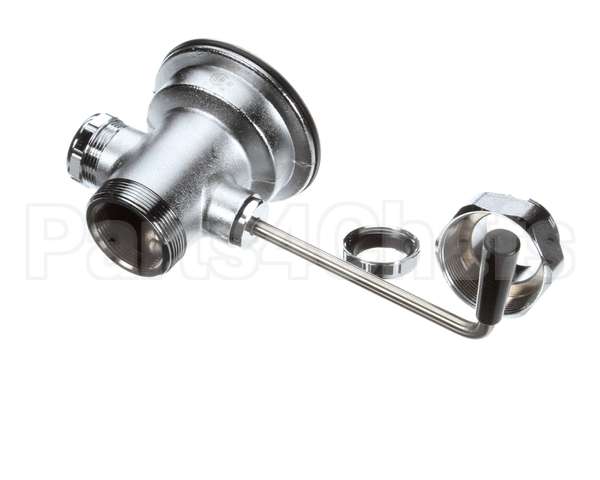 B-3950-XS T&S Brass Waste Drain Valve, Short Twist Handle, 3