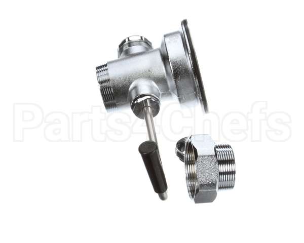 B-3950-XS T&S Brass Waste Drain Valve, Short Twist Handle, 3