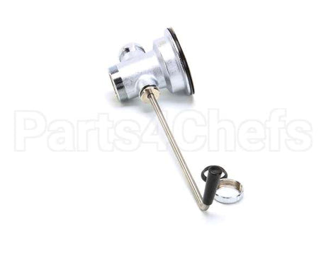 B-3952 T&S Brass Waste Drain Valve, Twist Handle, 3-1/2 X