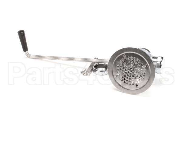 B-3952-VR T&S Brass Waste Drain Valve, Twist Handle, 3-1/2 X