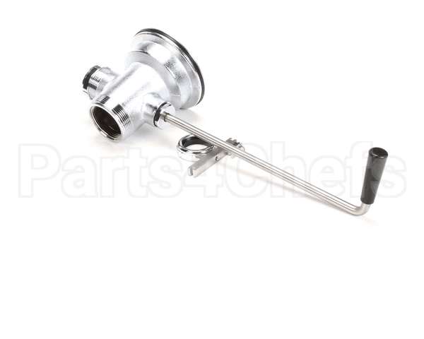 B-3952-VR T&S Brass Waste Drain Valve, Twist Handle, 3-1/2 X