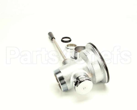 B-3970 T&S Brass Waste Drain Valve, Lever Handle, 3-1/2 X