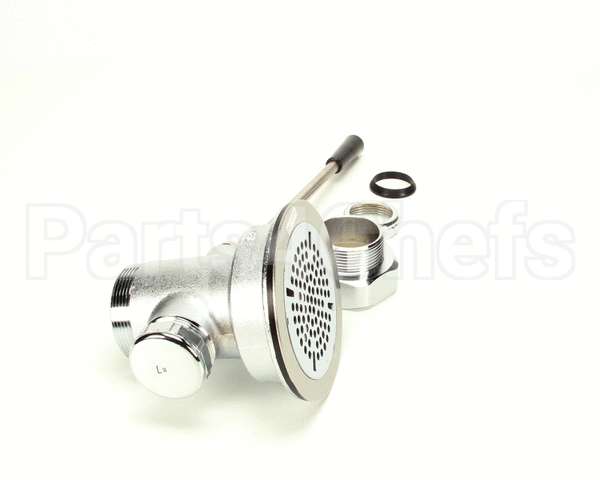 B-3970 T&S Brass Waste Drain Valve, Lever Handle, 3-1/2 X