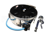B-7122-C01 T&S Brass Hose Reel,Enclosed,Stainless Steel,30'Ho