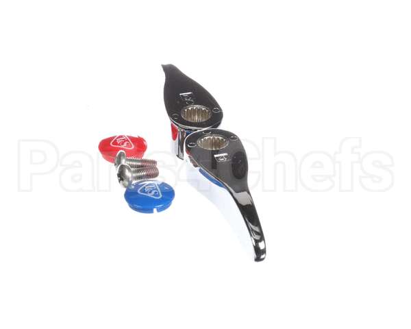 B-9K-NS T&S Brass Lever Handle Repair Kit, (2) Handles, In