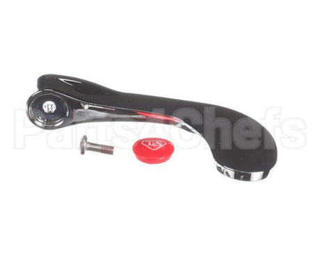 B-WH4H-NS T&S Brass 4 Wrist-Action Handle & Hot Index & Scre