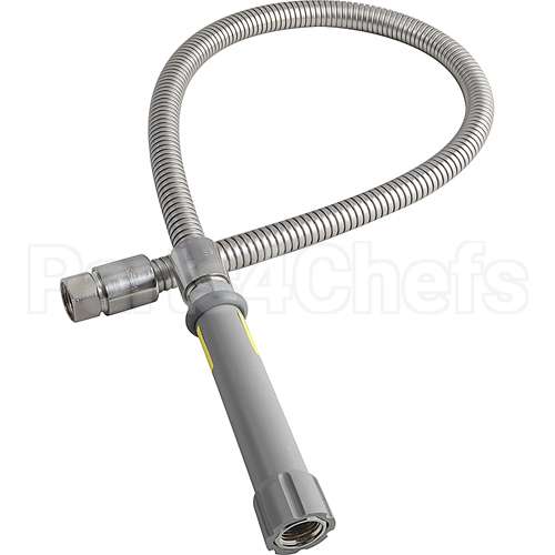 B0036H Compatible TS Brass Hose 36" Flex S/S Pre-Ri Nse T&S