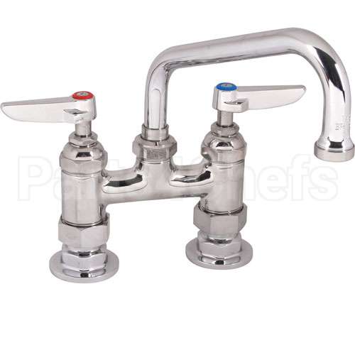 B0228 Compatible TS Brass Faucet, 4"Deck, 6"Spt, Leadfree