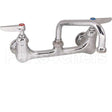 B0232M Compatible TS Brass Faucet, 8"Wall, 6"Spt, Leadfree