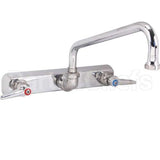 B1127M Compatible TS Brass Faucet, 8"Wall, 10"Spt, Leadfree