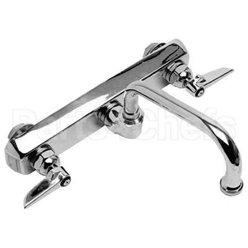 B1128 Compatible TS Brass Faucet 8" Ctr Wall 12" Noz