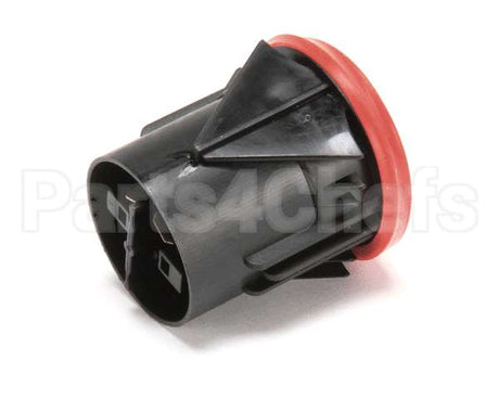 B136 Ayr King Round Push-Button Switch (Red)