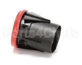 B136 Ayr King Round Push-Button Switch (Red)