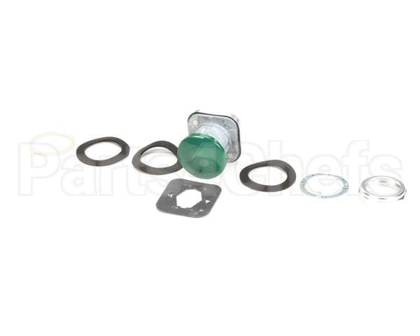 B137 Edlund Button, Green Mshrm Push, 800T