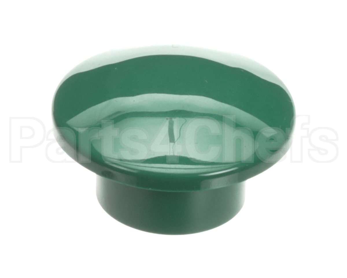 B137BG Edlund Button, Green Knob, 800T-N246G